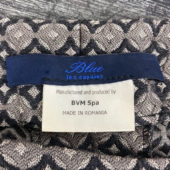 Les Copains Bleu Light weight Woven Side Zip Ankle Slim pants Gray 40 6 - Picture 8 of 10